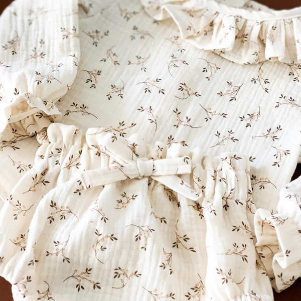 BLOOMER FLEURS BEIGES