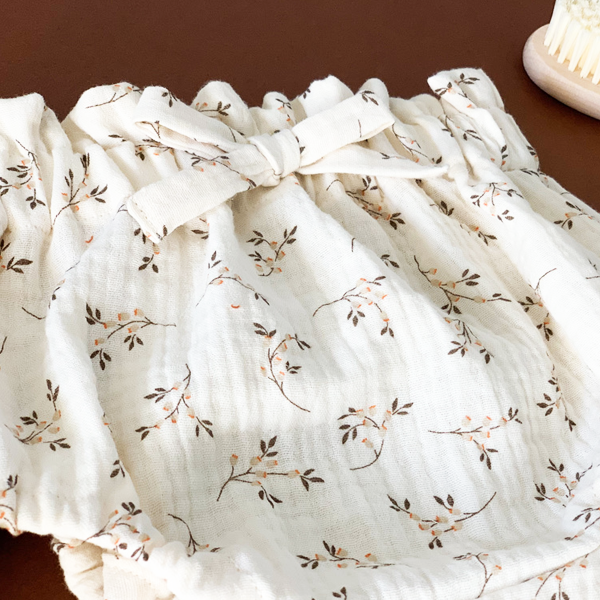 BLOOMER FLEURS BEIGES