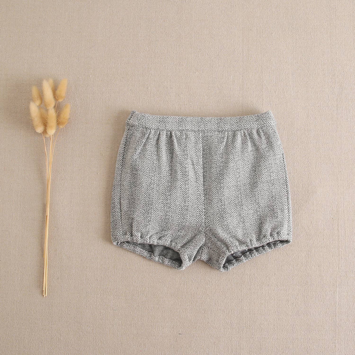 Short avec imprimé à chevrons en forme de grenouille