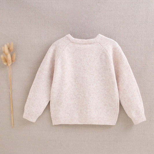 Pull en tricot beige