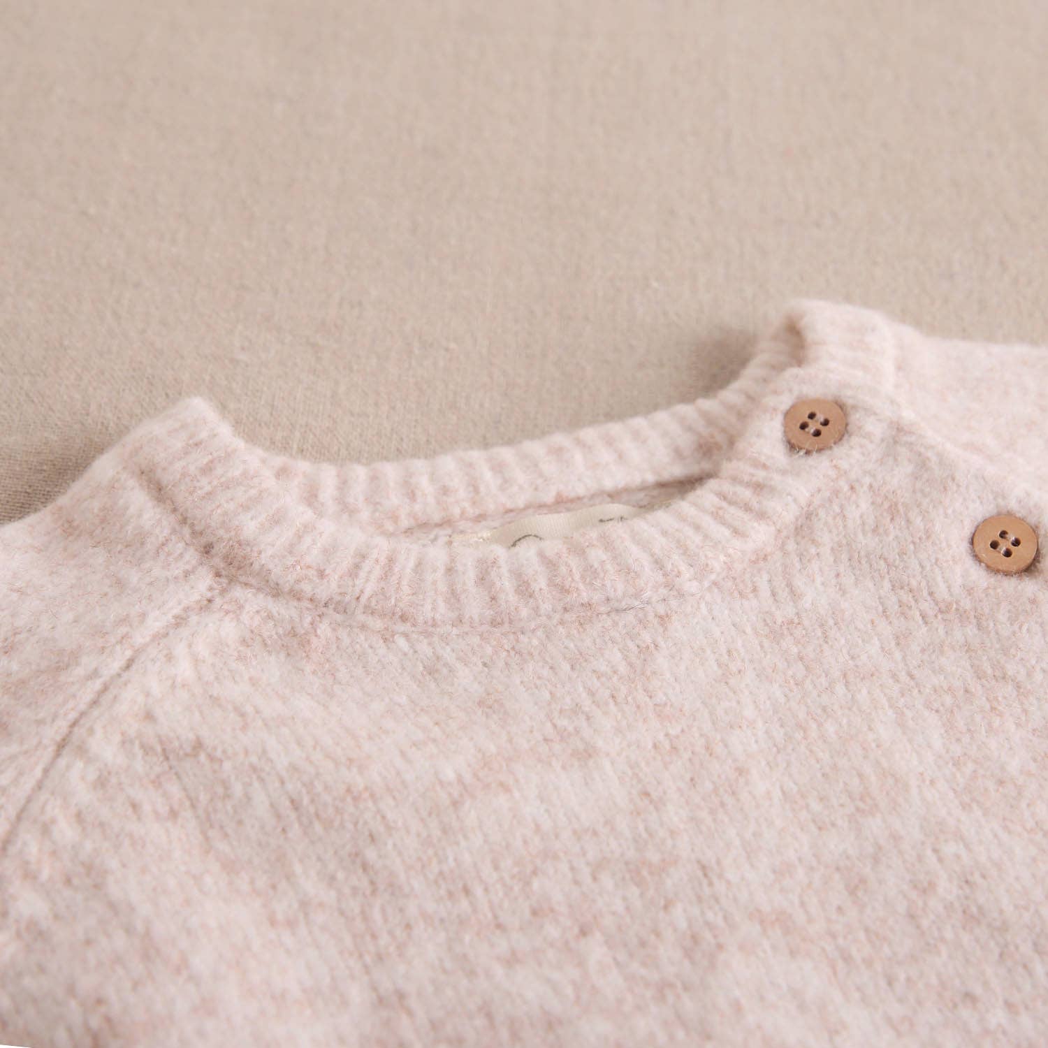 Pull en tricot beige