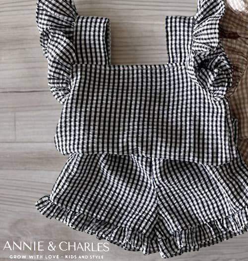 Ensemble Vichy noir
