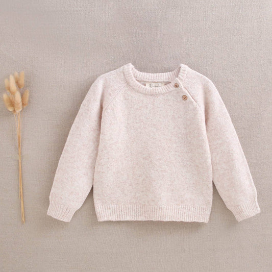 Pull en tricot beige